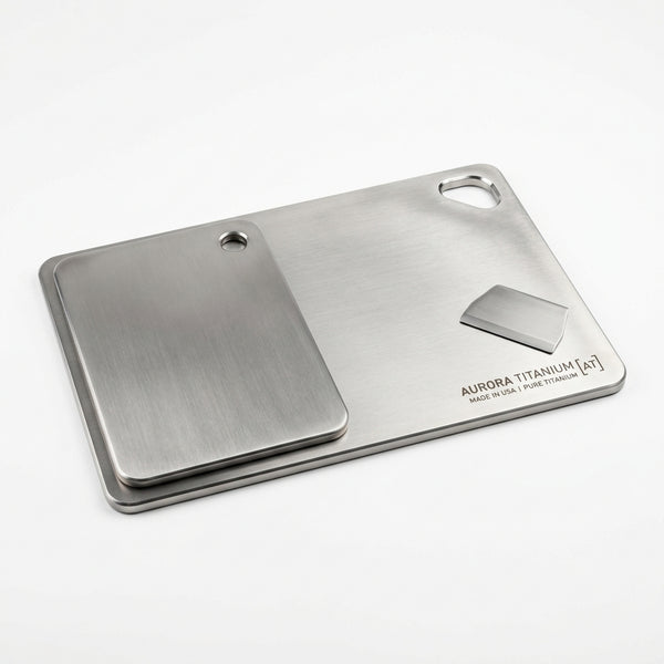 LILILIAN FMY 100% Pure Titanium Cutting Board Set
