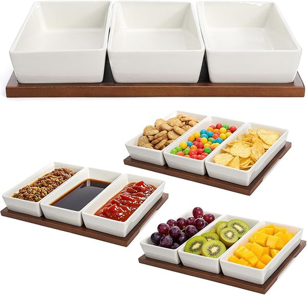 LILILIAN FMY 3-Section Serving Tray